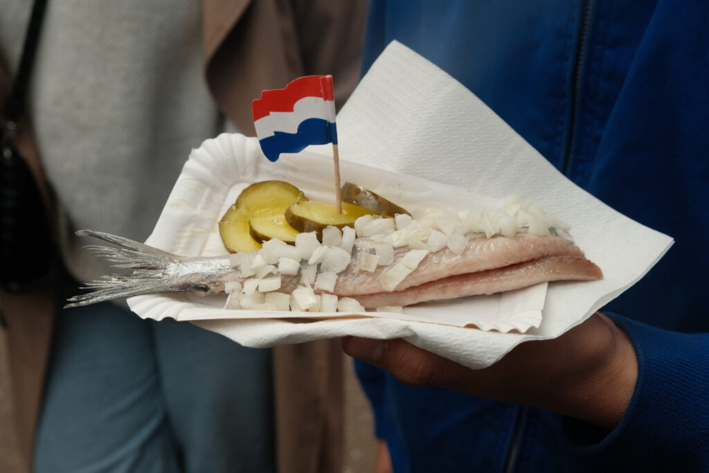 Haring tijdens een Food Tour Amsterdam 